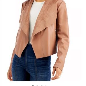 Faux-Leather Flyaway Jacket, Created for Macy's